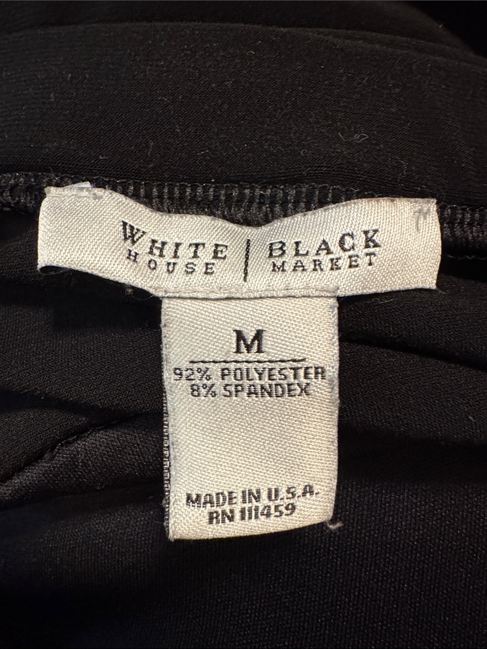 WHBM Black Strapless Ruched Bust Top - Picture 2 of 5